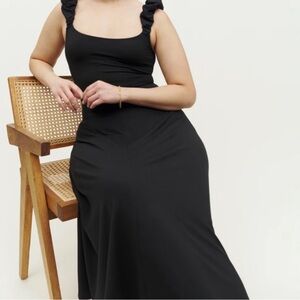 Reformation Teddy Knit Dress | Black | XS